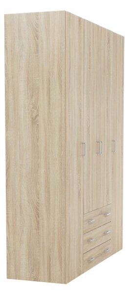 KONDELA Dulap, 4 uşi, stejar sonoma, GWEN 70429