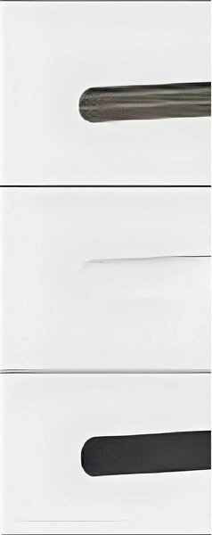 Dulap AZTECA TRIO, alb, PAL, 105x57x193 cm