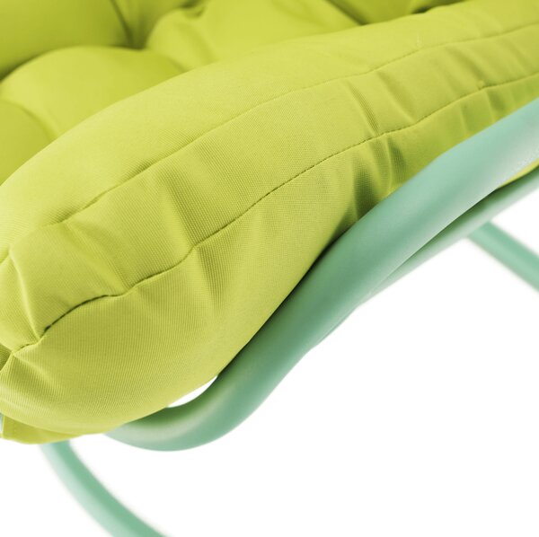 KONDELA Balansoar suspendat , neomint / verde, TALISE