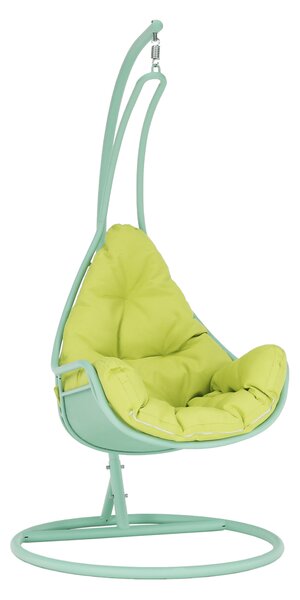 KONDELA Balansoar suspendat , neomint / verde, TALISE