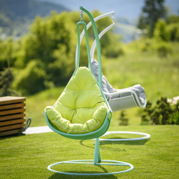 KONDELA Balansoar suspendat , neomint / verde, TALISE