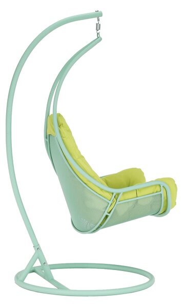 KONDELA Balansoar suspendat , neomint / verde, TALISE