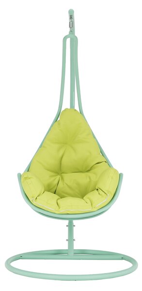 KONDELA Balansoar suspendat , neomint / verde, TALISE