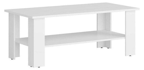 Masuta cafea Nepo Plus, alb, PAL, 115X56X46 cm