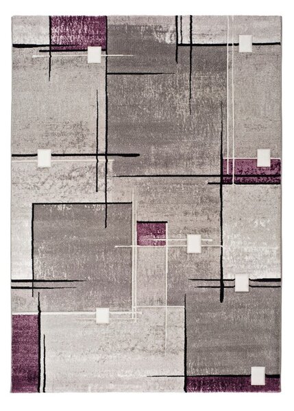 Covor Universal Detroit, 120 x 170 cm, gri - violet