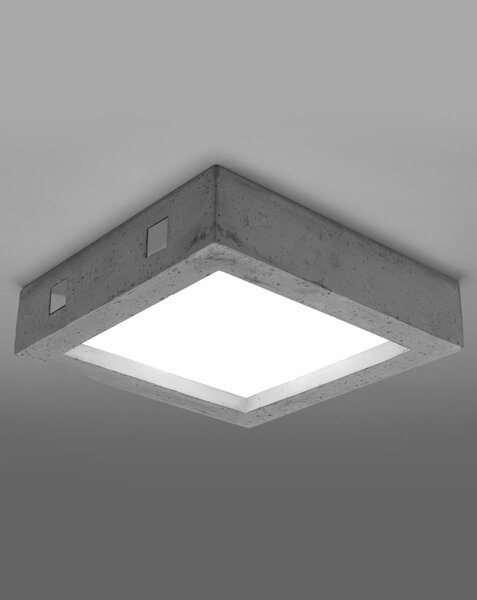 Sollux Lighting Riza plafon 1x18 W gri SL.0995