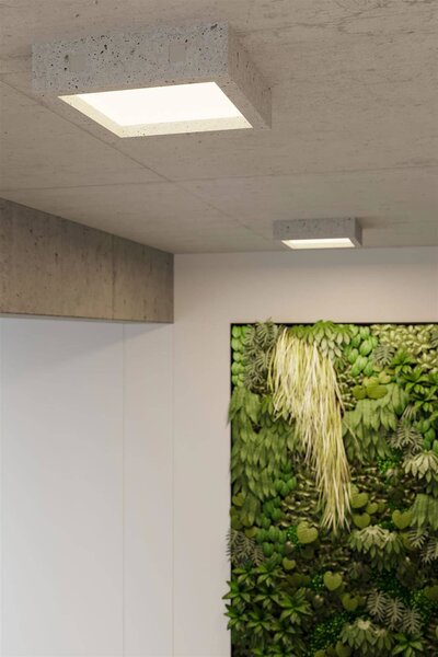 Sollux Lighting Riza plafon 1x18 W gri SL.0995