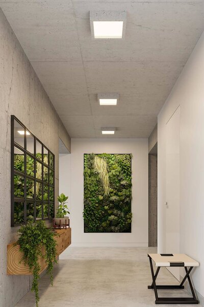 Sollux Lighting Riza plafon 1x18 W gri SL.0995