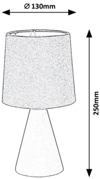 Rabalux Nalani veioză 1x40 W albastru 2696