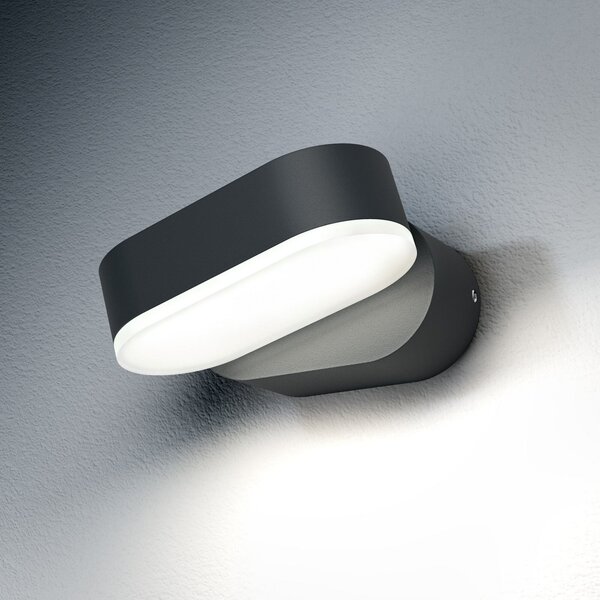OSRAM Lampa LED pentru exterior ENDURA STYLE MINI, gri închis, IP44, Gri, Aluminiu, Modern
