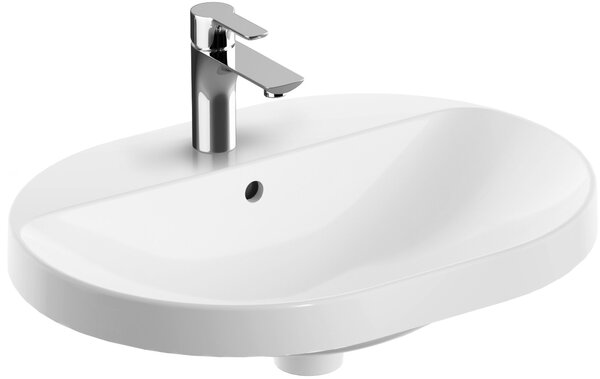 Geberit Variform lavoar 60x45 cm ovale încastrat alb luciu 500.733.01.2