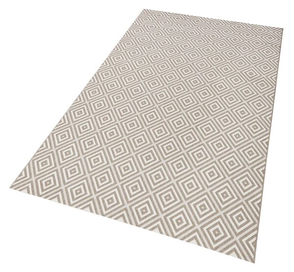 Covor de exterior NORTHRUGS Karo, 80 x 150 cm, gri