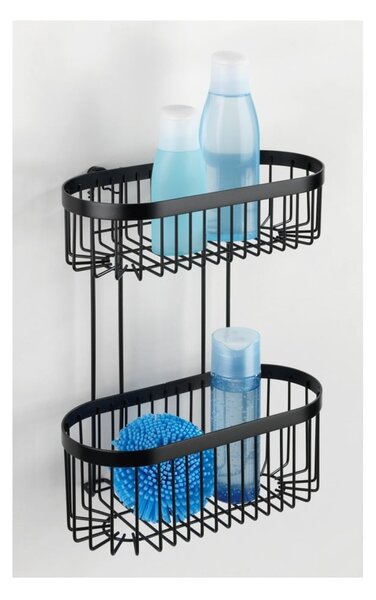 Coș de perete Wenko Classic Plus 2 Tier, negru