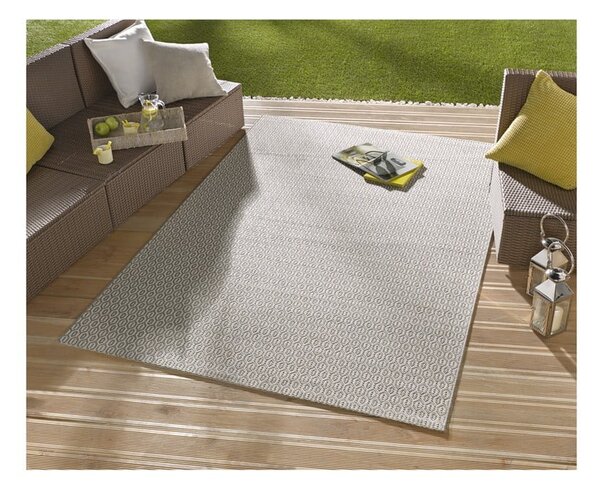 Covor de exterior NORTHRUGS Meadow, 160 x 230, gri