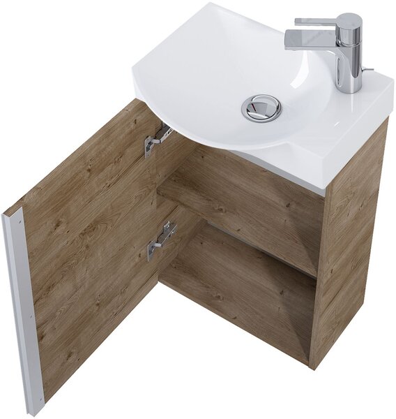 Elita Summer lavoar cu dulap 45.2 cm stejar RE020450147050