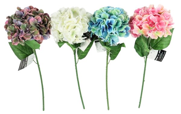 Floare artificiala HORTENSIE 54 cm - mai multe culori Culoare: Albastru