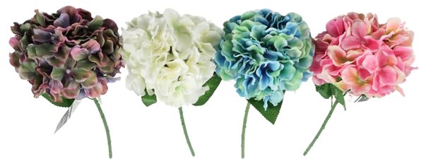 Floare artificiala HORTENSIE 54 cm - mai multe culori Culoare: Albastru