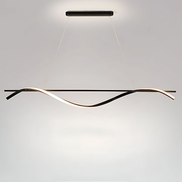 Lampă suspendată LHJ019-CP 120 cm NEAGRĂ