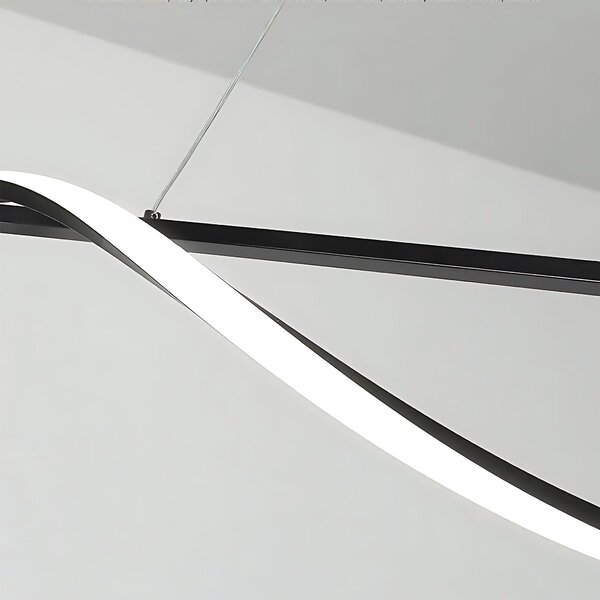 Lampă suspendată LHJ019-CP 120 cm NEAGRĂ