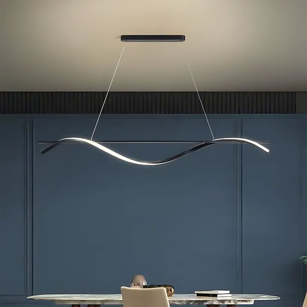 Lampă suspendată LHJ019-CP 120 cm NEAGRĂ
