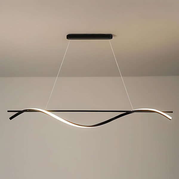Lampă suspendată LHJ019-CP 120 cm NEAGRĂ