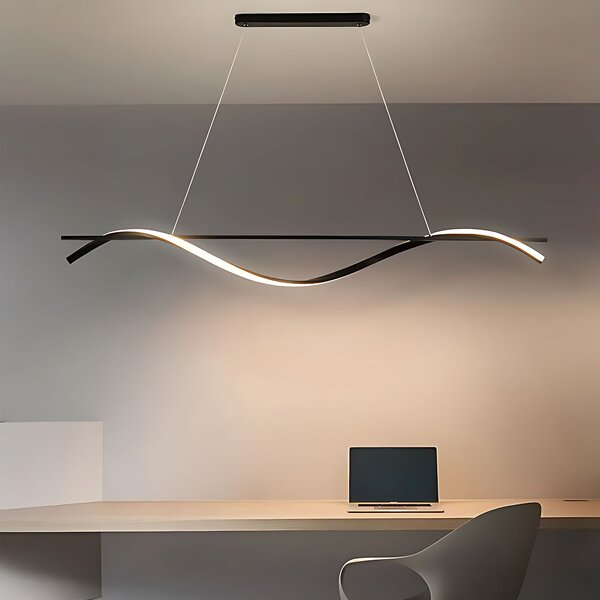 Lampă suspendată LHJ019-CP 120 cm NEAGRĂ