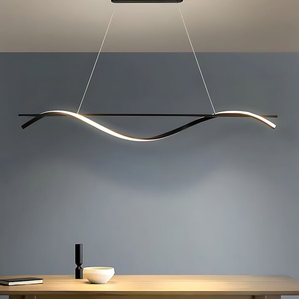Lampă suspendată LHJ019-CP 120 cm NEAGRĂ