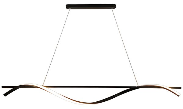 Lampă suspendată LHJ019-CP 120 cm NEAGRĂ