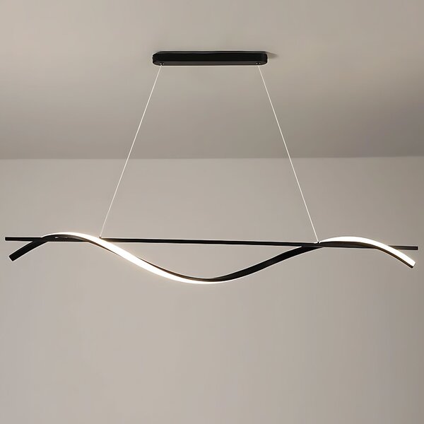 Lampă suspendată LHJ019-CP 120 cm NEAGRĂ