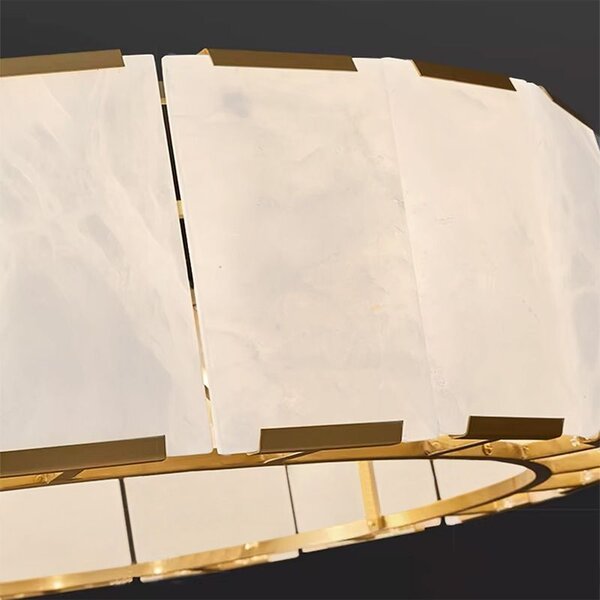 Lampă suspendată APP1797-8CP BRUSH GOLD