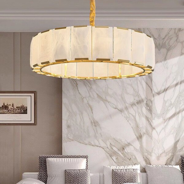 Lampă suspendată APP1797-8CP BRUSH GOLD