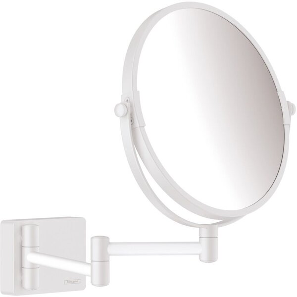 Hansgrohe AddStoris oglindă cosmetică 24.6x24.6 cm rotunde alb 41791700