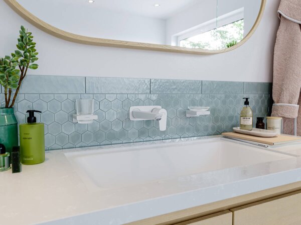 Hansgrohe Talis E baterie lavoar ascuns alb 71734700