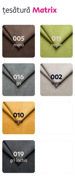 KONDELA Colţar extensibil, material textil gri, model dreapta, SANTIAGO