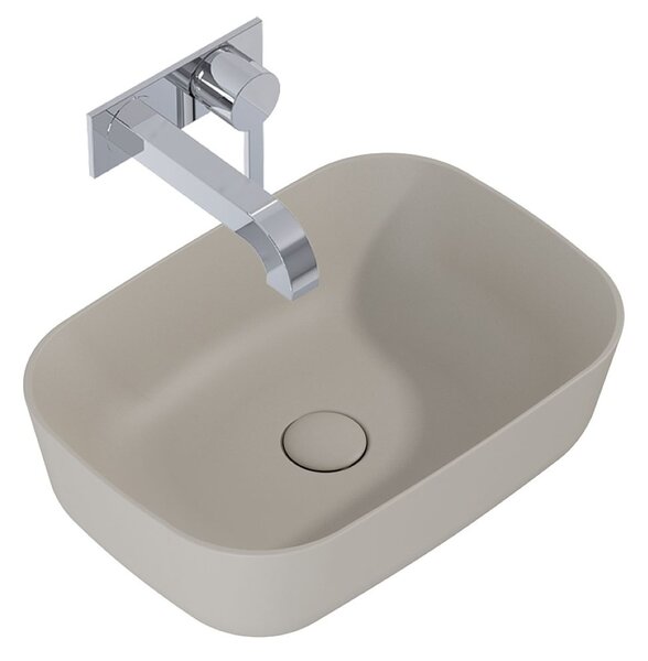 Elita Reni lavoar 45x32.5 cm dreptunghiular de blat maro/bej mat RE040460037020