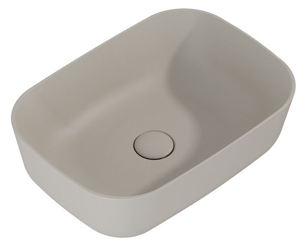 Elita Reni lavoar 45x32.5 cm dreptunghiular de blat maro/bej mat RE040460037020