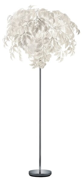 Lampadar Trio Leavy, înălțime 180 cm, alb