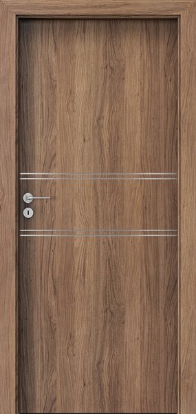 PORTA DOORS Set usa interior porta line model c.1, finisaj perfect 3d si toc porta system 75-95 mm, fara maner