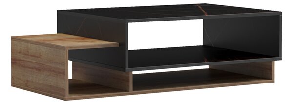 Masuta Cafea Derko PAL Finisaj Stejar-Marmura Neagra Dim 105x50x32 Cm