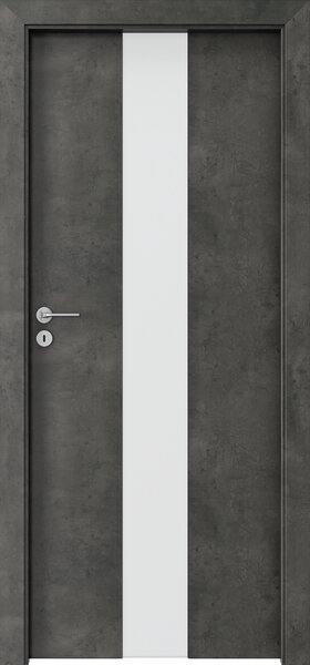 PORTA DOORS Set usa interior porta focus model 2.0, folie cpl si toc cpl 75-95 mm, fara maner, sticla mata