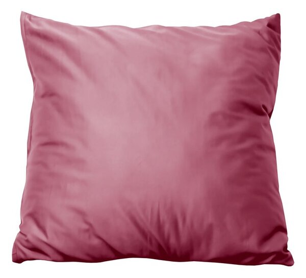 Față de pernă din satin de bumbac - Dusty rose | 40 x 40 cm