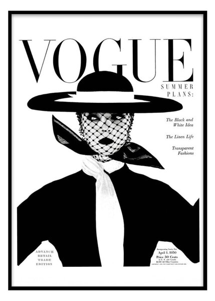 Poster cu ramă Piacenza Art Vogue, 30 x 20 cm