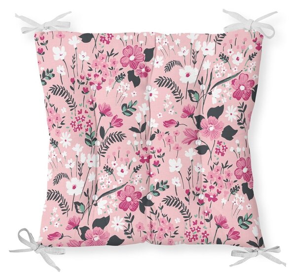 Pernă pentru scaun cu amestec de bumbac Minimalist Cushion Covers Blossom, 40 x 40 cm