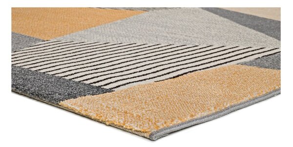 Covor Universal Gladys Sarro, 140 x 200 cm, portocaliu-gri
