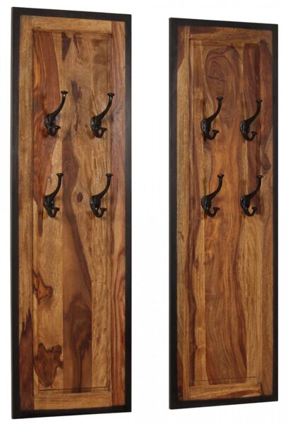 Cuier de haine, 2 buc., lemn masiv de sheesham - V246232V