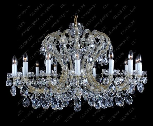 Candelabru Maria Theresa cu 16 brate, cristal Bohemia L14 004/16/1, F cut