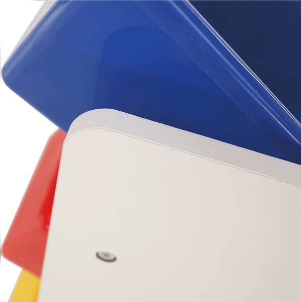 KONDELA Organizator de jucării, multicolor / alb, KIDO TYPE 2