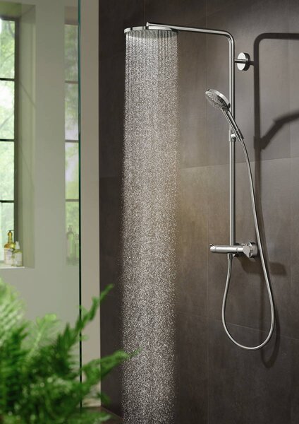 Hansgrohe Raindance set de duș perete cu termostat cu duș de ploaie || 27633340