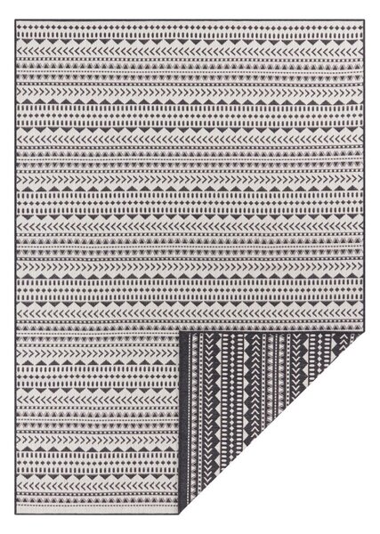 Covor exterior Ragami Kahira, 120x170 cm, negru - alb