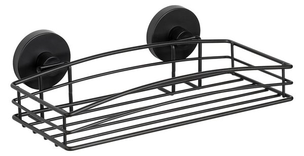 Raft de perete pentru baie Wenko Vacuum-Loc® Pavia, lățime , negru